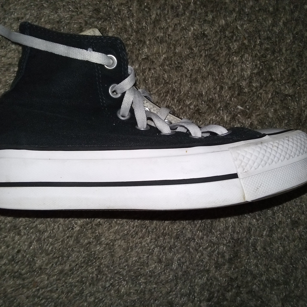 Classic Black High-Top Sneakers
